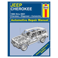 Jeep Cherokee Cherokee, Comanche & Wagoneer Limited, 2WD & 4WD, petrol (1984-2001) Haynes Repair Manual (USA)