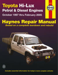 Toyota Hi Lux 4x4 & 4x2 (97-05) Haynes Repair Manual (AUS)
