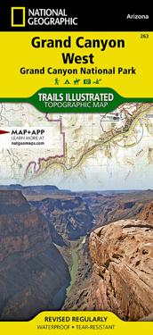 Grand Canyon West Map (Grand Canyon National Park)