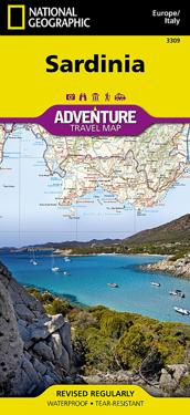 Sardinia Map (Italy)
