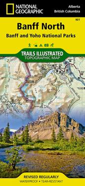 Banff North Map (Banff and Yoho National Parks)
