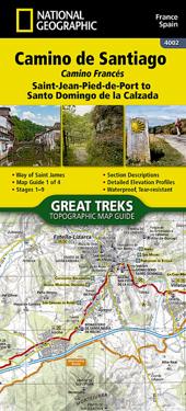 Camino de Santiago -Camino Frances 1 of 4 Map