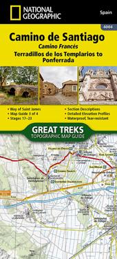 Camino de Santiago - Camino France Map 3 of 4