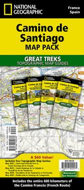 Camino de Santiago Map Map Pack Bundle