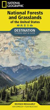 National Forests and Grasslands of the US Map
