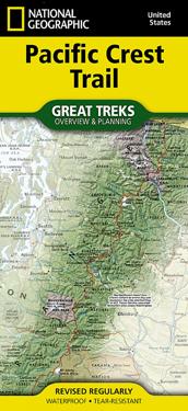 Pacific Crest Trail Planning & Overview Map