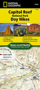 Capitol Reef National Park Day Hikes Map