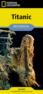National Geographic Titanic Map (Folded from the Archives)