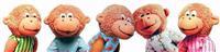 Five Little Monkeys Finger Puppet Playset