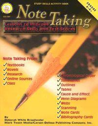 Note Taking, Grades 4 - 8: Lessons to Improve Research Skills and Test Scores