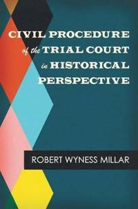 Kirjan kansi "Civil Procedure of the Trial Court in Historical Perspective"