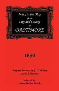 Index to the 1850 Map of Baltimore City and County