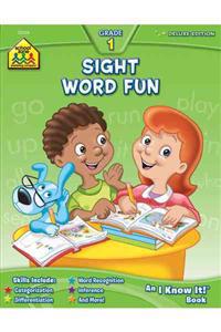 School Zone Sight Word Fun Grade 1 Workbook