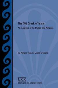 Bokomslag för "The Old Greek of Isaiah"