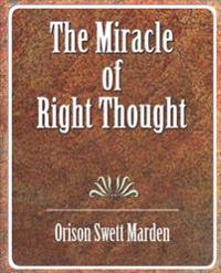 Bokomslag för "The Miracle of Right Thought"