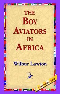 Kirjan kansi "The Boy Aviators in Africa"