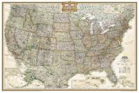 United States Executive Map [Poster Size and Tubed]