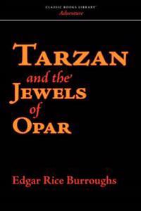 Kirjan kansi "Tarzan and the Jewels of Opar"