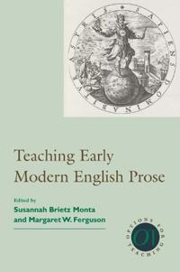 Bokomslag för "Teaching Early Modern English Prose"