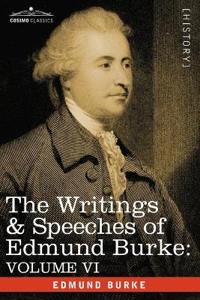 Kirjan kansi "The Writings & Speeches of Edmund Burke"