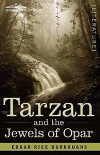 Kirjan kansi "Tarzan and the Jewels of Opar"
