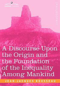 Kirjan kansi "A Discourse Upon the Origin and the Foundation of the Inequality Among Mankind"