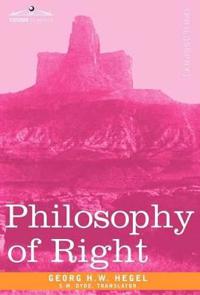 Kirjan kansi "Philosophy of Right"