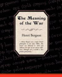 Bokomslag for "The Meaning of the War"