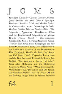 Journal of Cinema and Media Studies, vol. 64, no. 1