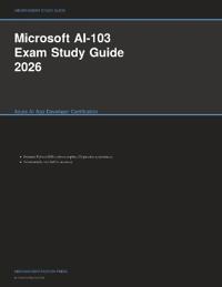 Microsoft AI-103 Exam Study Guide 2026