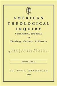 Bokomslag for "American Theological Inquiry, Volume Two, Issue Two"