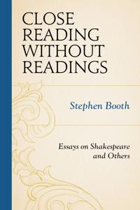 Close Reading without Readings