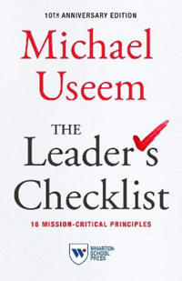 Bokomslag för "The Leader's Checklist, 10th Anniversary Edition"