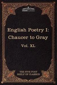 Kirjan kansi "English Poetry I"