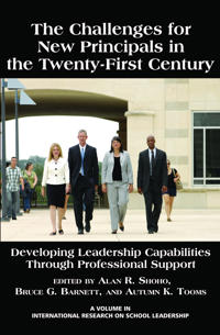 Kirjan kansi "The Challenges for New Principals in the 21st Century"