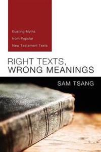 Bokomslag for "Right Texts, Wrong Meanings"