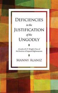Kirjan kansi "Deficiencies in the Justification of the Ungodly"