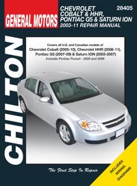 GM Chevy Cobalt, HHR/Pontiac G5 & Saturn Ion (2005-2010)