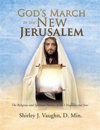 Kirjan kansi "God's March to the New Jerusalem"
