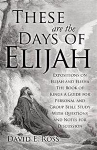 Kirjan kansi "These Are the Days of Elijah"
