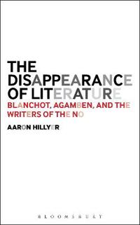 Kirjan kansi "The Disappearance of Literature"