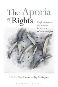 Kirjan kansi "The Aporia of Rights"