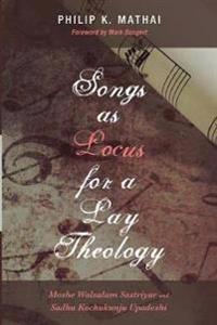 Kirjan kansi "Songs as Locus for a Lay Theology"
