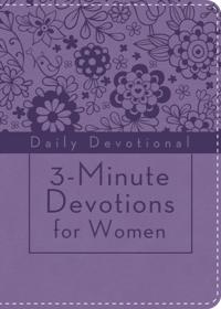 3-Minute Devotions for Women: Daily Devotional (purple)