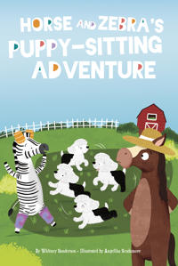 Bokomslag för "Horse and Zebra’s Puppy-Sitting Adventure"