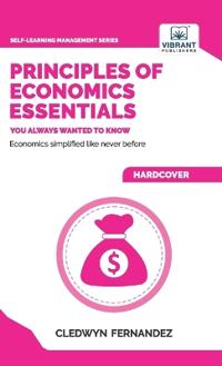 Kirjan kansi "Principles of Economics Essentials You Always Wanted To Know"