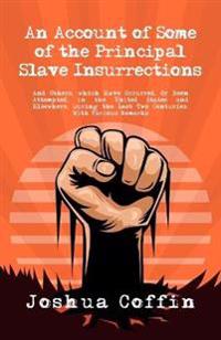 Kirjan kansi "An Account of Some of the Principal Slave Insurrections"