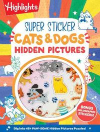 Super Sticker Cats & Dogs Hidden Pictures