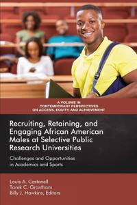 Kirjan kansi "Recruiting, Retaining, and Engaging African-American Males at Selective Public Research Universities"