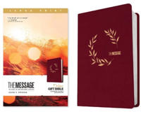 Message Deluxe Gift Bible, Large Print, Cranberry